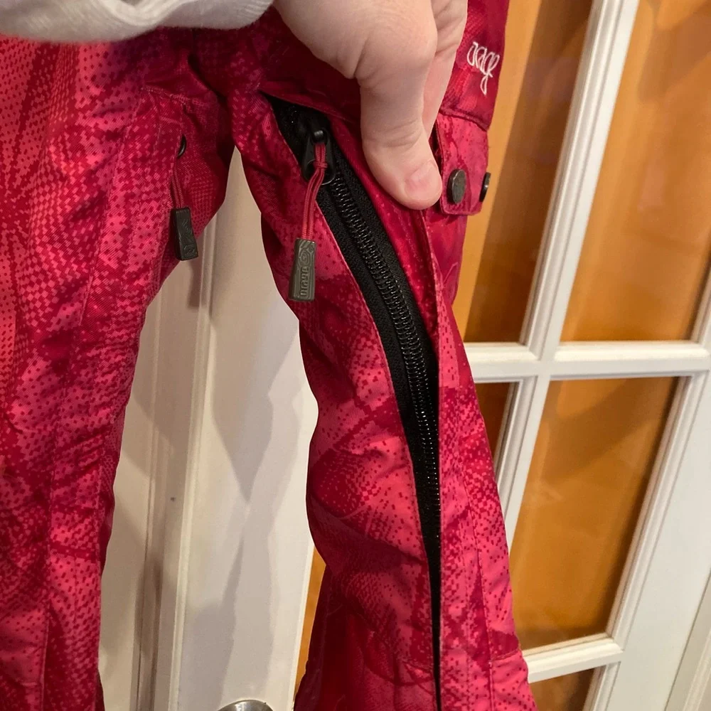 Orage dark pink snow board or ski pants, size 7 kids, GUC - Picture 5 of 15